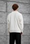 Men's Knitwear Dpp Polo Collar Knitwear Ecru White Oversize Knitwear Fabric - 4