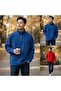 Unisex Half Zipper Black Gray Red Set of 3 - 3