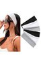 Hair Bandanas - 6 Pcs Women Men Non Slip Soft Cotton Sport Elastic Hair Band