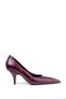 Burgundy Women's High-Heeled Shoes Heeled Casual Stiletto Shoes