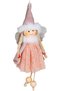 Christmas Ornament, Fairy Figures, Pink, in Box - Pack of 3 - 4