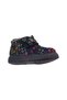 Ortopedikal1001 Ridente Black Platinum Print Baby Girl Boots 100% Leather Thick Single Velcro - 5
