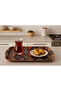 Baklava Pattern Metal Tray Tea Coffee Tray - Presentation Tray - 2
