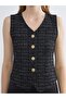 Lcwaikiki Basic V-Neck Plaid Women's Vest - 3