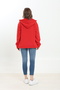 100% Cotton, No Shearling, 3 Threads, Oversized Wide Fit, Zippered, Hooded Kangru Pockets, Sweatshirt Cardigan - 8