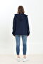 100% Cotton, No Shearling, 3 Threads, Oversized Wide Fit, Zippered, Hooded Kangru Pockets, Sweatshirt Cardigan - 8