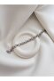 Steel Interlocking Ring Chain Bracelet - Silver Color Steel Bracelet - 2