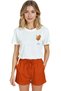 Women's White Relaxed Fit 100% Cotton T-Shirt – Cocktails Vintage Cocktail Miniature Printed