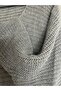 Boat Neck Glitter Fabric Thin Knit Sweater-Grey - 7