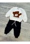 Plush Teddy Bear Applique Set