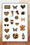 2-Piece Brown Collection-Leopard Sticker, Decal, Agenda, Planner, Bullet Journal, Scrapbook - 3