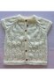 Seamless Hand Knitted Light Yellow 3-9 Months Baby Girl Vest
