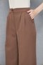 Fabric Buttoned Pants - 8
