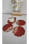 Epoxi Set of 4 Gold Leaf Copper Colored Coasters - 3