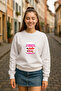 Pink Nutella Printed Young Cut 3-Thread Crew Neck Sweatshirt (Size S/M- M/L) - 2