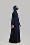 Zippered Allerli Ferace - Navy Blue - 4