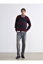 Xside V-Neck Striped Men's Knitwear Sweater - 2