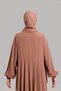 Tie-Up Pleated Dress - Yavruağzı - 6