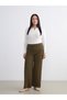 Elastic Waist Textured Women's Trousers - 2