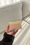 Shiny Faux Leather Card Holder with Bow Detail - 4