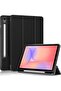 Samsung Galaxy Tab S10 Lite / S10 FE 10.9" Magnetic Pen Holder Shockproof Case - Black