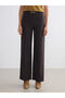 Quality Pieces from Çelebi Store: Women's Wide-Leg Pants with Belted Waist - 2