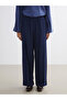 Esvab • Modern & Distinctive Wide-Leg Women's Trousers with Waist Drawstring - 3
