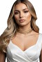 Gold Color Metal Choker Necklace - 3