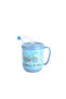 3 Pieces Children's Drinking Cup with Straw Patterned Cup 350ml - 3