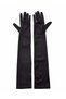 Black Color Lycra Elbow Length Fabric Gloves 40 cm - 4