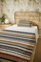 100% Cotton Colorful Ikat Patterned Single Pike Set - 5
