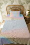 100% Cotton Rainbow Magic Patterned Single Pique Set - 3