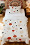 100% Cotton Galaxy Splash Patterned Single Pike Set - 2