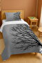 100% Cotton Tree Branches Patterned Single Pike Set