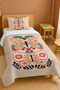 100% Cotton Twin Butterflies Patterned Single Pike Set