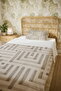 100% Cotton Geometric Line Patterned Single Pike Set - 5