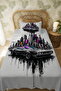 100% Cotton Night Race Patterned Single Pique Set - 3
