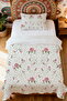 100% Cotton Rose Dream Patterned Single Pique Set - 2