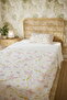 100% Cotton Pastel Butterflies Patterned Single Pique Set - 5