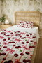 100% Cotton Sweet Cherry and Ribbon Patterned Single Pike Set - 5