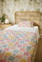 100% Cotton Spring Check Patterned Single Pique Set - 5