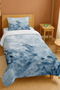 100% Cotton Ocean Foams Patterned Single Pique Set