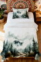 100% Cotton Hidden Forest Patterned Twin Blanket Set - 2