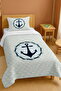 100% Cotton Sailor Icon Patterned Single Pike Set