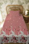 100% Cotton Pink Turnalar Patterned Single Pike Set - 3