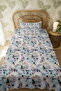 100% Cotton Colorful Water Lily Patterned Single Pique Set - 3