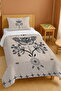 100% Cotton Boho Moon Loop Butterfly Patterned Single Pike Set