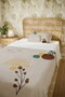 100% Cotton Bohemian Yellow Rainbow Patterned Single Pike Set - 5