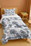 100% Cotton Leopard Adventure Patterned Single Pique Set