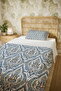 100% Cotton Ottoman Tulip Patterned Single Pike Set - 5